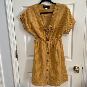 Golden medium dress